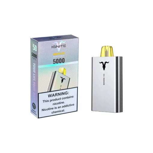 Banana Ice Ignite V50 Pod Descartável 5000puffs