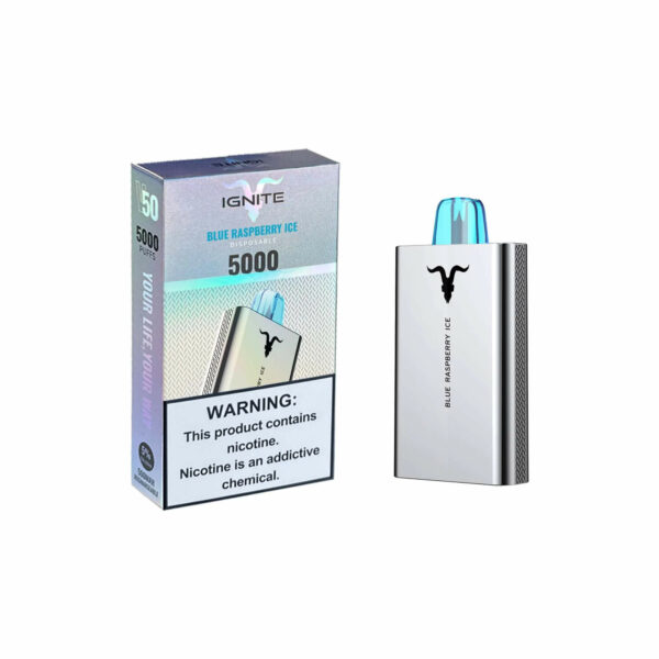 Blue Raspberry Ice Ignite V50 Pod Descartável 5000puffs