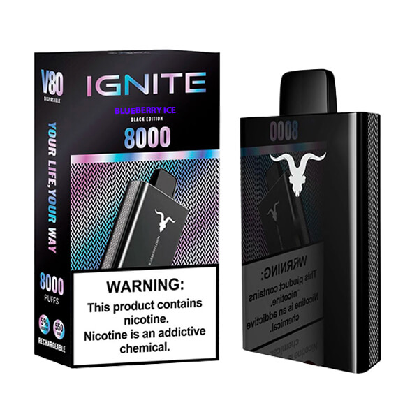 Blueberry Ice Ignite V80 Pod Descartável 8000puffs