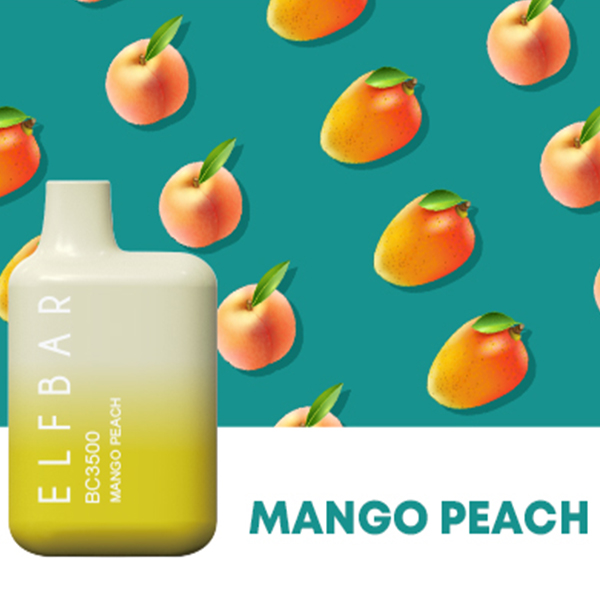 Elf Bar 4000 puffs Pod Descartável - Mango Peach