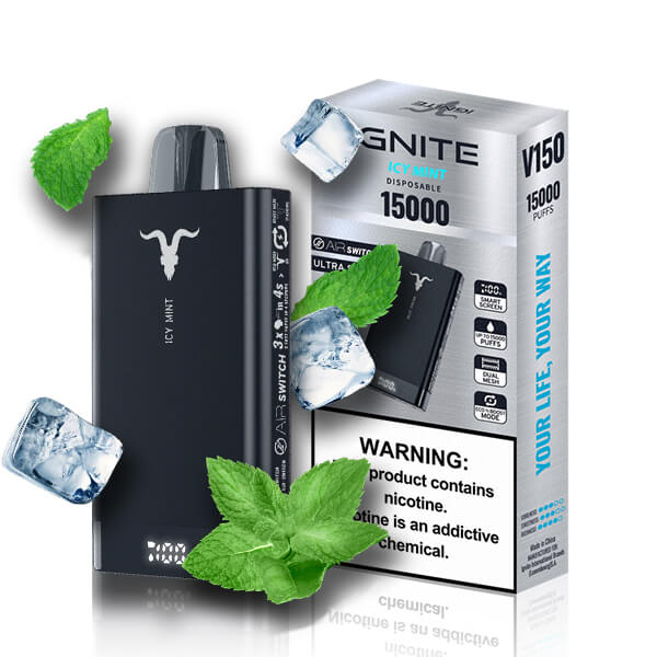 Icy Mint Ignite V150 Pod Descartável 15000puffs