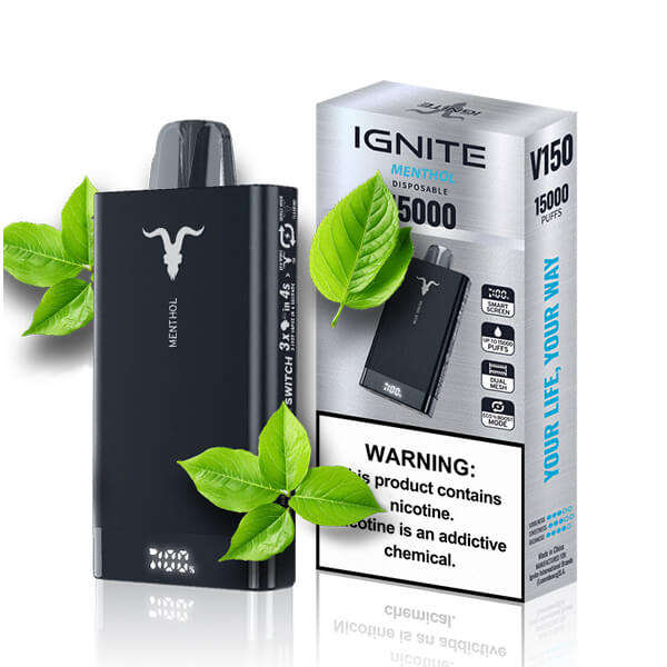 Menthol Ignite V150 Pod Descartável 15000puffs