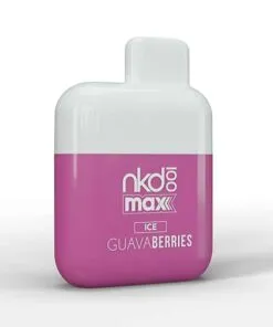 Naked 100 Max 4500 puffs Pod Descartável - Guava Berries Ice