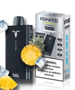 Pineapple Ice Ignite V150 Pod Descartável 15000puffs