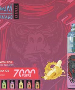 Rand M Tornado 7000 puffs Pod Descartavel - Banana Ice